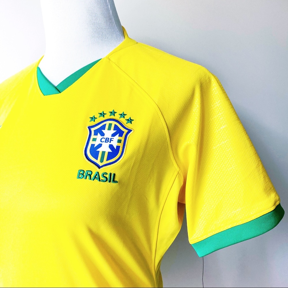 🆕 Nike Brazil Brasil Womens Home Soccer Jersey - Picture 2 of 10